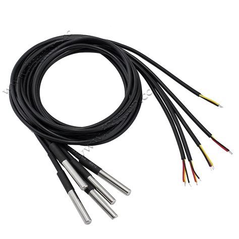 stainless steel  wire temperature sensor   pvc cable