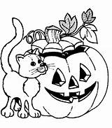 Coloring Halloween Pages Printable Sheets Print sketch template