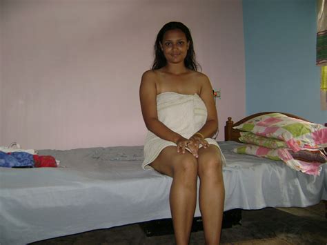india girl after shower unwrapping her towel at indian paradise