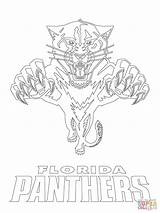 Florida Coloring Panthers Panther Carolina Pages Printable Logo Color Popular Getcolorings Coloringhome Comments sketch template