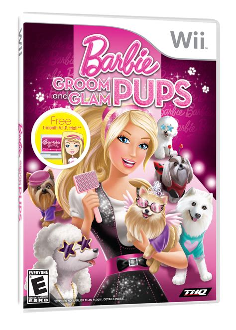game review wii barbie groom  glam pups dad  divas