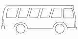 Drawing Coloring Bus Drawings Sheet Transportation Childrens sketch template