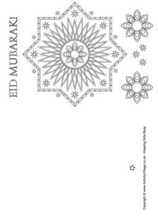 eid colouring pages