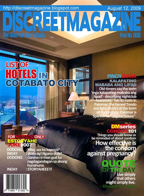 List Of Hotels In Cotabato City Discreet Magazine