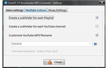ChrisPC YT Downloader MP3 Converter Pro screenshot #5
