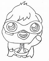 Coloring Pages Moshi Monster Kids Monsters Printable Popular sketch template