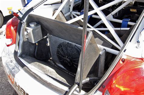 rear mount radiator fabrication welding hybridz