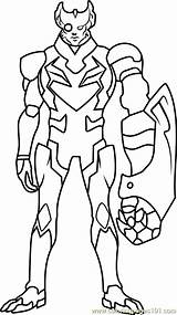 Coloring Commander Sendak Voltron Defender Legendary Coloringpages101 Pages sketch template