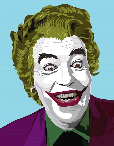Joker Cesar Romero Vectorizados On Behance Mit Bildern