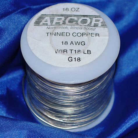 pound  oz tinned copper wire silver color  gauge  feet