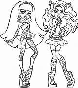 Wolf High Clawdeen Coloring Monster Pages Getcolorings Comments Getdrawings sketch template