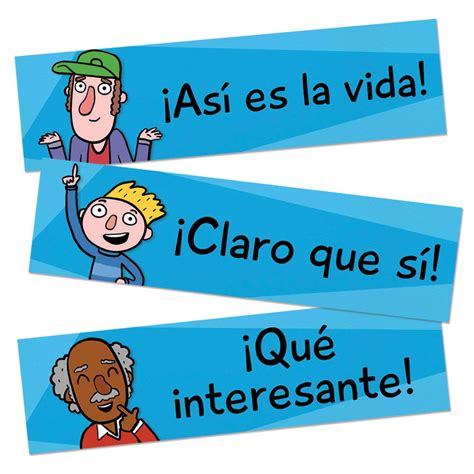essential spanish rejoinder signs set of 12 classroom