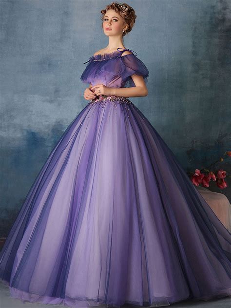 Purple Princess Ball Gown Quinceanera Formal Evening Dress X1602