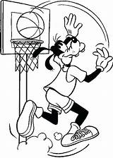 Coloring Pages Basketball College Face Funny Color Getcolorings Printable Goofy sketch template