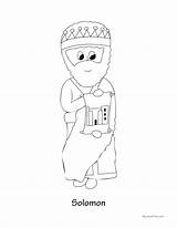 Solomon Coloring Sheet November Posted Size sketch template