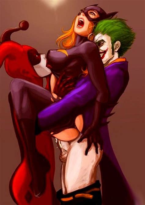 Batgirl Getting Screwed And Fucked By Joker And Forrio