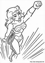 Coloring Pages Wonder Woman Print sketch template