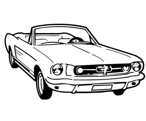 images  mustang coloring pages  pinterest cars