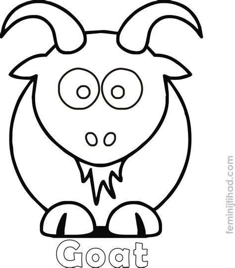 printable goat coloring pages   coloring sheets goat