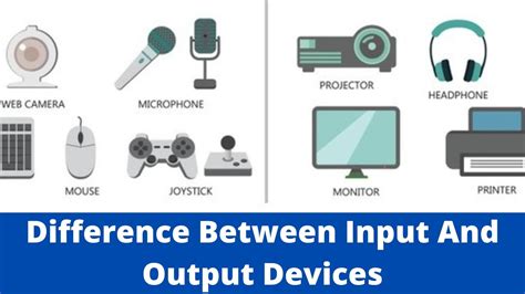 difference  input  output devices