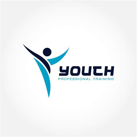 youth professional training program logo  vector art  vecteezy
