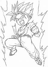 Dragon Dbz Goku sketch template