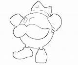 Omb Mario sketch template