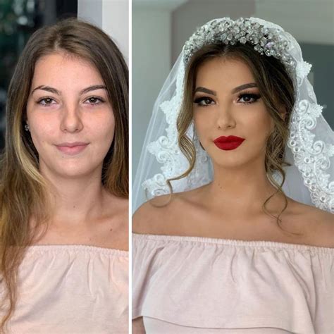 23 brides before and after their wedding makeup that you ll barely