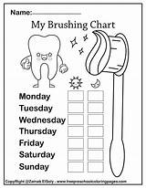 Brushing Preschoolers Tooth Toothbrush Maternelle Brush Freepreschoolcoloringpages Dents Order sketch template