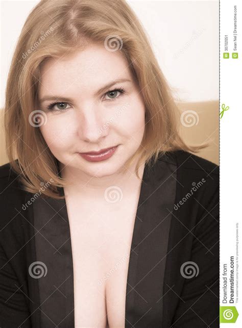 Blonde Woman In Lingerie Stock Image Image Of Body
