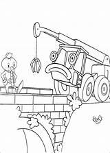 Lofty Coloring Pages Spud Angry Bob Builder Printable A4 Categories Silhouettes sketch template