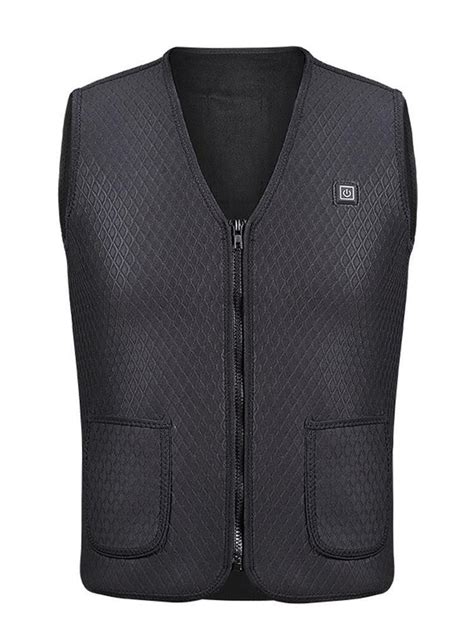 electric heated heating vest winter warm  jacket usb pocket vest warm electric heated clothing