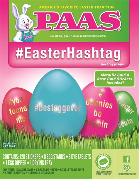 easter hashtag easter egg decorating kit from paas easter egg
