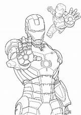 Avengers Coloring Pages Printable Kids Pdf Iron Man Print Color Adults sketch template