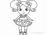 Coloring Girl Pages Little Cute Print Baby Draw So Doll Girls Color Printable Getcolorings Popular Coloringhome Comments sketch template