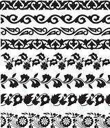Vector Borders Stencil Floral Pattern Seamless Lace Traditional Border Printable Display Classic Decor Plotter Boards Search Google Clip Cutting Ornamental sketch template