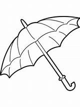 Regenschirm Paraplu Kleurplaten sketch template