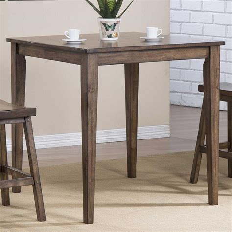 winners  carmel  square counter height table crowley furniture