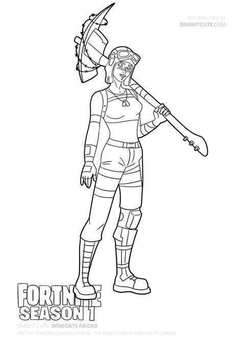 pin  fortnite coloring pages