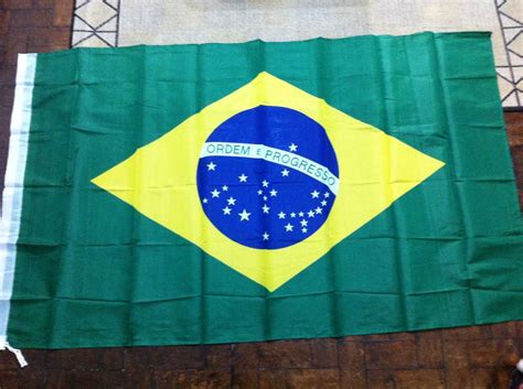 Bandeira Do Brasil 1 5 Metros X 90 Cm R 64 90 Em Mercado Livre