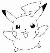 Pikachu Coloring Pages Kids Printable Pokemon Drawing sketch template