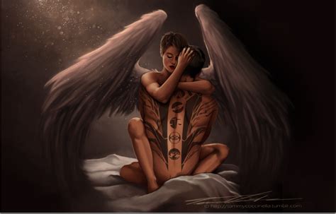 Rule 34 Angel Wings Divergent Female Male Nude Sex Short