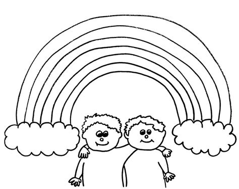 printable rainbow coloring pages  kids coloring pages nature