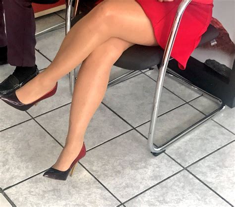 pin on crossed legs and hosiery