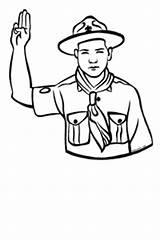 Scout Eagle Clip Clipart Boy sketch template