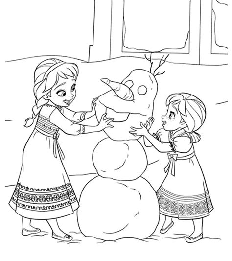 elsa  anna coloring pages games