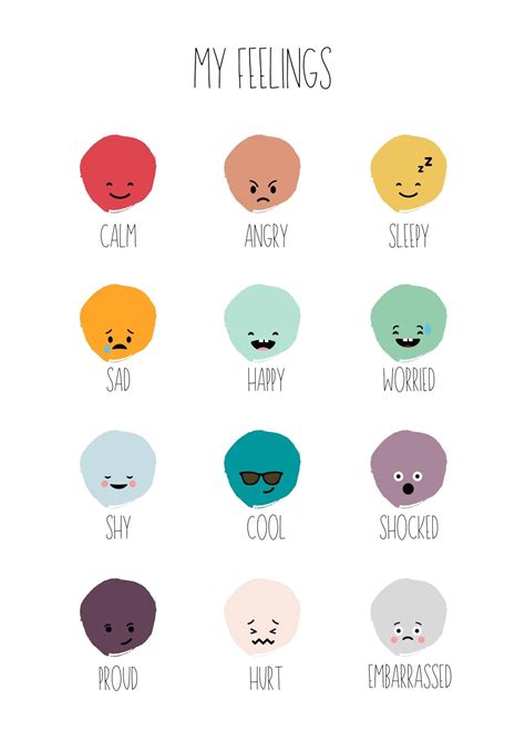 emotions clipart feelings clipart rainbow clipart rainbow etsy images