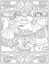 Book Coloring Dover Tea Pages Time Publications Haven Creative Doverpublications Books Choose Board sketch template