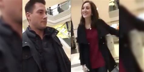guy gets caught cheating on two girls in a mall askmen