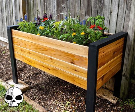 How To Build An Elevated Garden Box With Legs